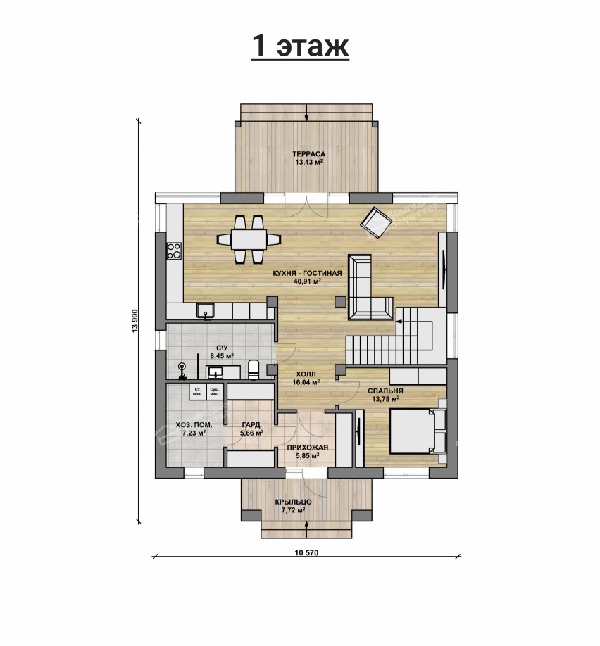 Дом из камня VZ-778
